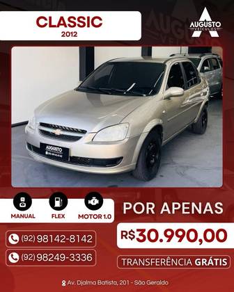 CHEVROLET CLASSIC 1.0 MPFI LS 8V FLEX 4P MANUAL CHEVROLET CLASSIC 1.0 MPFI LS 8V FLEX 4P MANUAL